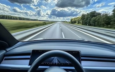 Man filmed POV of Tesla Model S Plaid hitting record-breaking speed on German autobahn