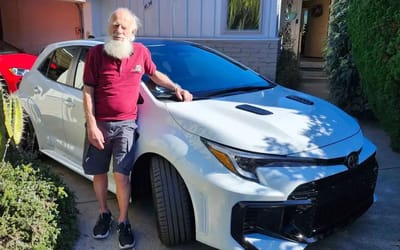 Army veteran from San Diego buys first four-door at the age of 87