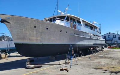 Couple went to remove all the paint from the bottom of their second-hand yacht and discovered the worst possible thing