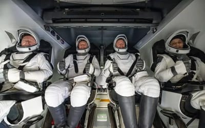 Before and after photos of astronauts back on Earth show the impact of being in space for nine months