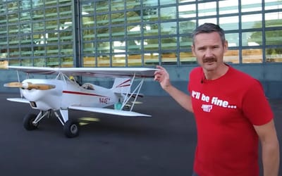 Tiny airplane had only flown once 27 years ago so it’s pure magic when it’s fired up again