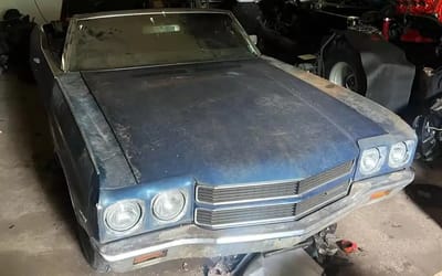 Rare 1970 Chevelle Convertible is found in a New Jersey barn after 4 decades, but there’s one huge catch