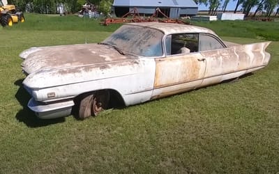 US barn find 1960 Cadillac Coupe DeVille neglected for 50 years successfully resurrected