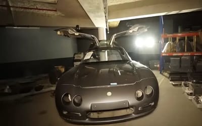 Explorers find secret underground barn find only accessible by huge drop that has millions of dollars worth of cars