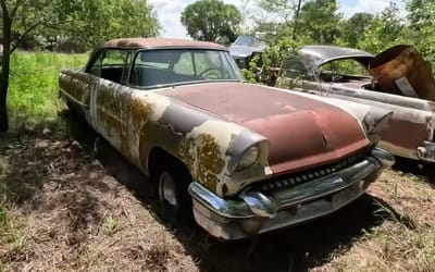 Man went to ‘secret’ US farm and found some very rare barn finds including salvageable muscle cars