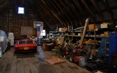 Man discovers rare Lamborghini in unlikely New York barn find with something truly special about it