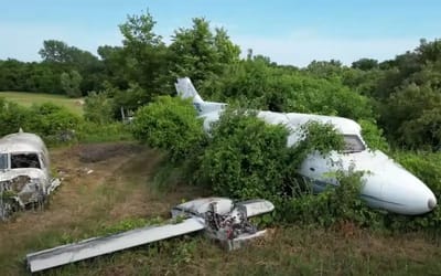 Pilot shows what it’s like inside restricted aircraft cemetery where 2,000 planes are waiting to be recycled