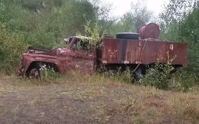 Man went to visit Mount St. Helens 37 years after the eruption and finds surprising vehicles in remarkable condition