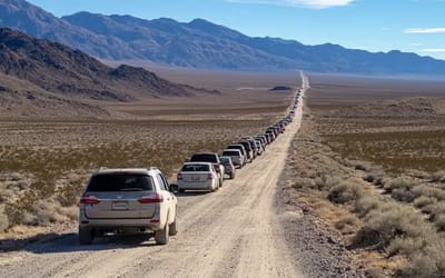 Californians were left in a pickle after GPS took them on a shortcut through Nevada desert