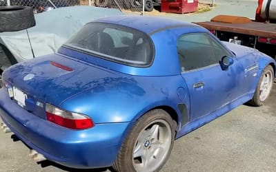 Man’s daughter wanted a BMW instead of her Tesla Model S so he bought a dead Z3 and restored it for her