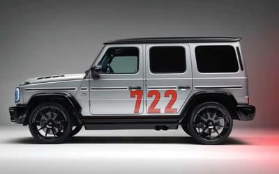 Modified G-class celebrates British racing driver Stirling Moss and the 1955 Mille Miglia