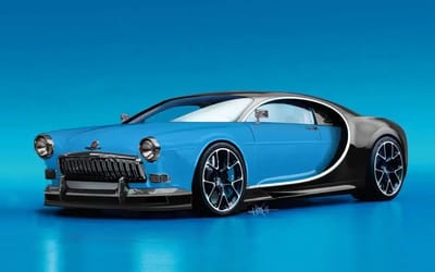 These men transformed a totaled BMW into a custom Bugatti over the course of three years