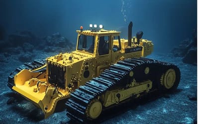 The wildest EV from CES 2025 is the underwater bulldozer that’ll be operational at 164 ft below