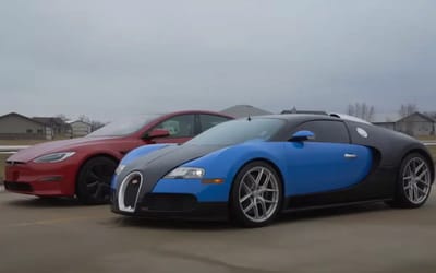 Guy who bought the ‘cheapest Tesla Model S Plaid in the US’ with $100k discount and says it’s faster than his Bugatti Veyron