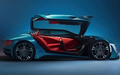 Inside the DS X E-Tense that’s completely different on both sides and made for the year 2035