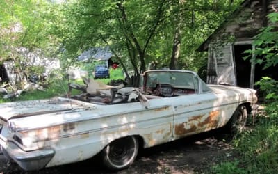 Photos reveal abandoned Iowa salvage yard ‘Aladdin’s Cave’ with iconic Mustang and decaying Beetle