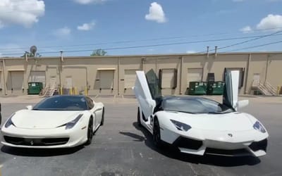 New Ferrari owner from New York has only had his 458 for 8 months but there’s just something about a Lambo that makes him return to dealer