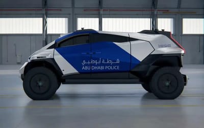 Abu Dhabi’s police truck is straight out of a sci-fi movie