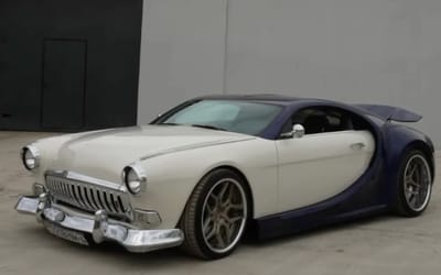 These guys spent 3 years creating a mashup car that’s only half Bugatti