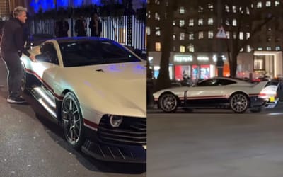 Gordon Ramsay was spotted in London in yet another Aston Martin, this time the $3 million Valiant