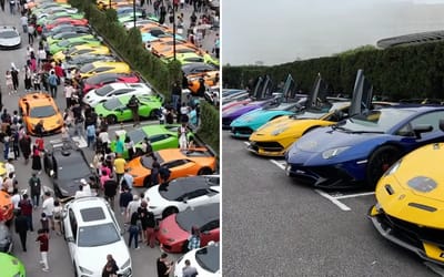 Latest Lamborghini gathering in Malaysia featured over 160 breathtaking cars