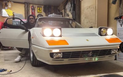 Barn find Ferrari 512BBi coming back to life after 17 years off the road