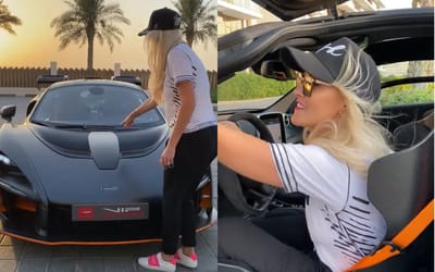 When Supercar Blondie drove the McLaren Senna hypercar she found the ‘secret compartment’ you’d never suspect