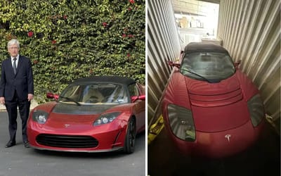 Billionaire buys 3 untitled Tesla roadsters discovered in a ‘long-forgotten shipping container’