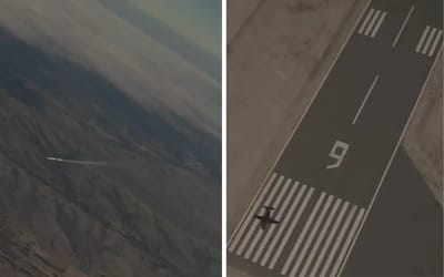 Supersonic drone came close to breaking sound barrier in a test flight