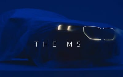 BMW teases newly designed M5 with illuminated grille