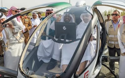 Saudi Arabia unveils world’s first self-driving flying taxi