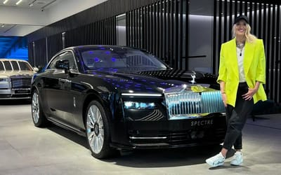 Supercar Blondie’s custom Rolls-Royce Spectre is loaded with exclusive extras