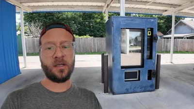 Oklahoma man who bought a car wash collects his first full month of cash from the vending machine as he reveals exceptional profit he's set to make in first year