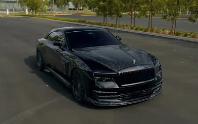 Mansory Rolls-Royce Spectre looks menacing wrapped in forged carbon fiber