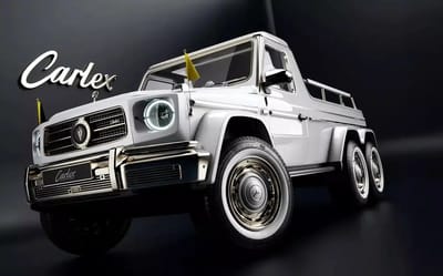 This six-wheeled G-Wagen is a tribute, believe it or not, to the Popemobile