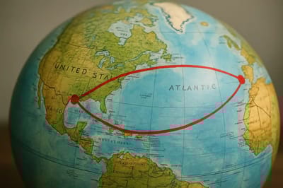 This is why planes never fly in a straight line