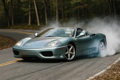 A very rare 2003 Ferrari 360 Spider 6-speed gated manual with just 19,560 miles on the clock is up for sale