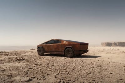 YouTubers test if Tesla Cybertruck's stainless steel wrap will rust or corrode