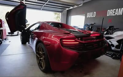 After buying the cheapest McLaren ever sold this guy installed a cheap eBay engine in it and there was tension as he turned the key