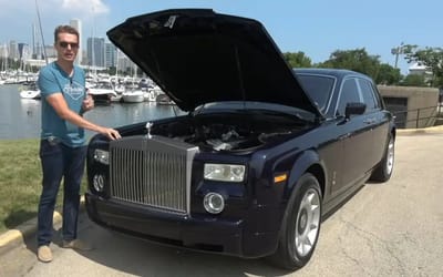 Man bought cheapest Rolls-Royce Phantom in the USA for $80,000 and it had alarming fault