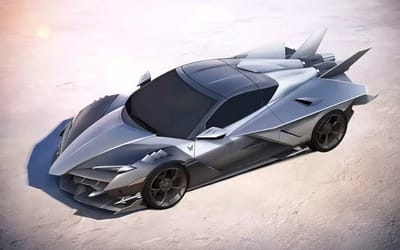 Tuned Corvette looks more like a fighter jet than a car