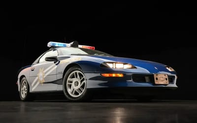 Ex-Nevada highway patrol Camaro for sale, still equipped with pursuit-ready gear