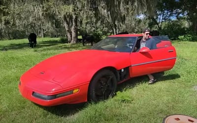 Florida man buys a junk Corvette at auction and strikes gold with a time capsule that’s basically a brand new car