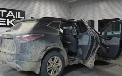 Owner left emotional after her dirty Chevy Blazer is given total makeover