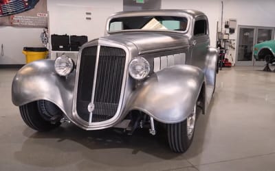 10,000 hours and over $1 million went into building this vintage Chevy from scratch piece-by-piece