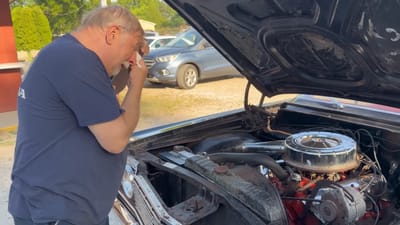 US grandfather cries at the sight of his 1964 Chevy Impala SS after Ohio detailers clean it for the first time in 18 years