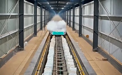 Chinese scientists set stunning new record as one-ton maglev train zips from 0 to 435mph in under two seconds