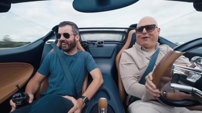 Christian von Koenigsegg drove a Bugatti W16 Mistral with Mate Rimac in the passenger seat and the Bugatti CEO told him he had to try one thing
