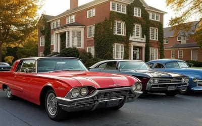 American found a derelict mansion untouched for years and hiding in the garage is three classic cars worth thousands