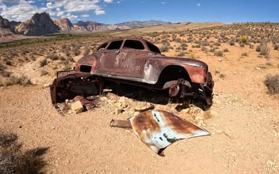 There’s a secret spot in the Las Vegas desert where stolen cars have been dumped but they’re not just any old stolen cars